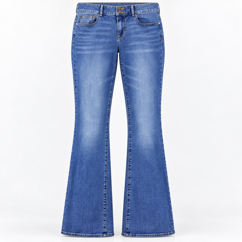 Gap 1969 Perfect Boot Women's 31 12L Bootcut Jeans Stretch Y2K Tall Long Denim
